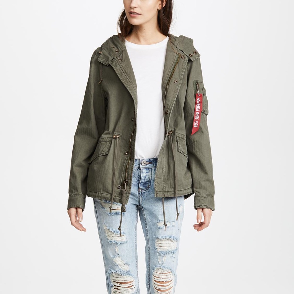 Alpha Industries Swoop Fishtail Field Jacket Size S